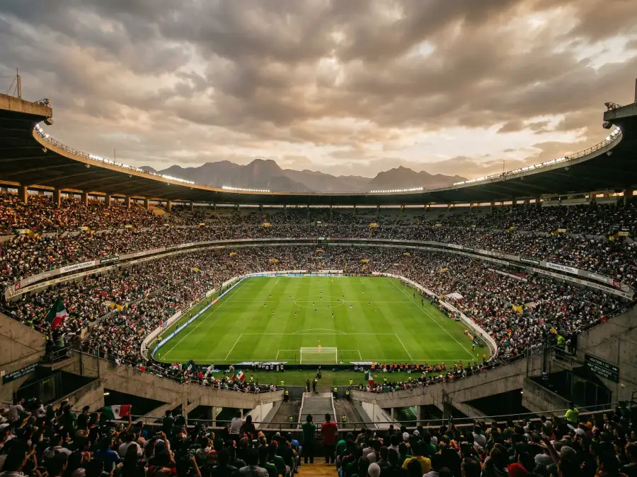 Estadio Azteca i Mexiko City, arena för öppningsmatchen VM 2026